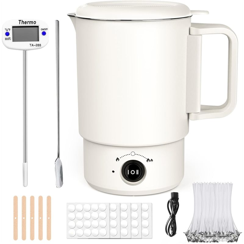 Candle Making Kit For Beginners - Kit pentola elettrica per sciogliere la