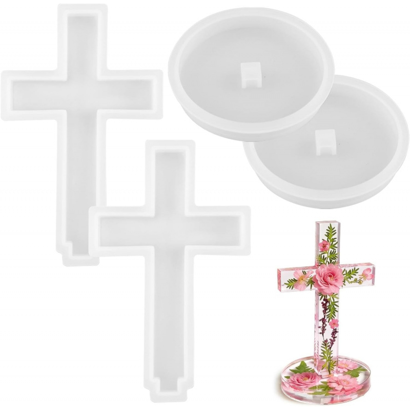 Candle Making Tools - Due stampi in silicone con base
