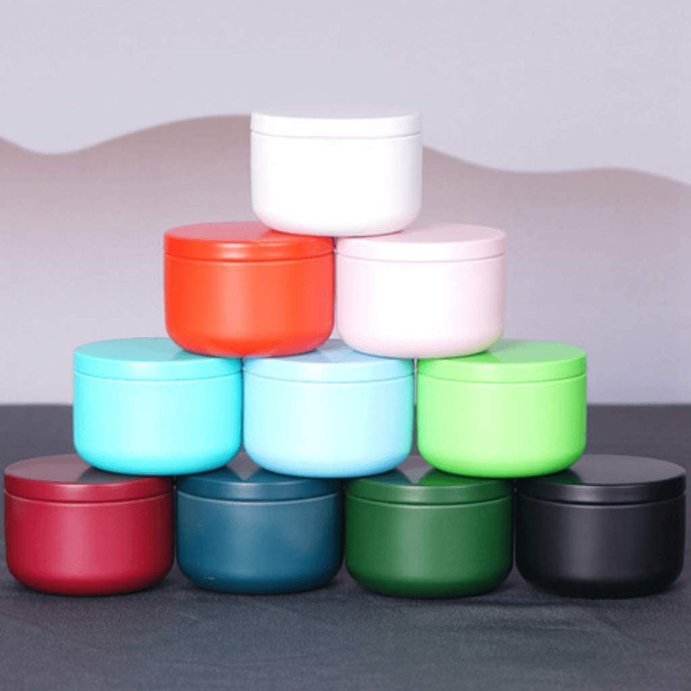 Candle Making Items - Lattina da tè con coperchi ermetici