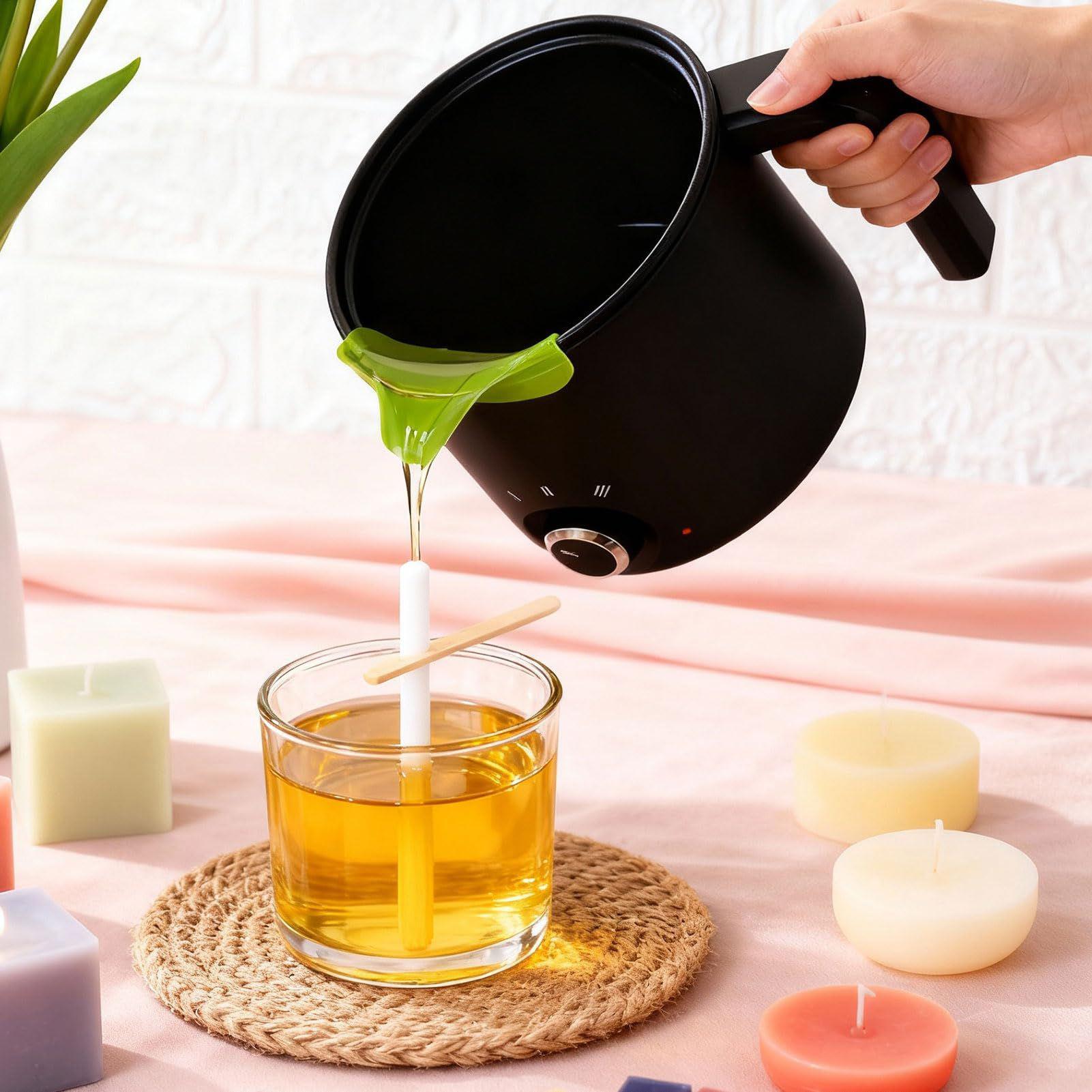 Candle Making Kit For Beginners - Scioglitore di Cera per Candele 1.5L,