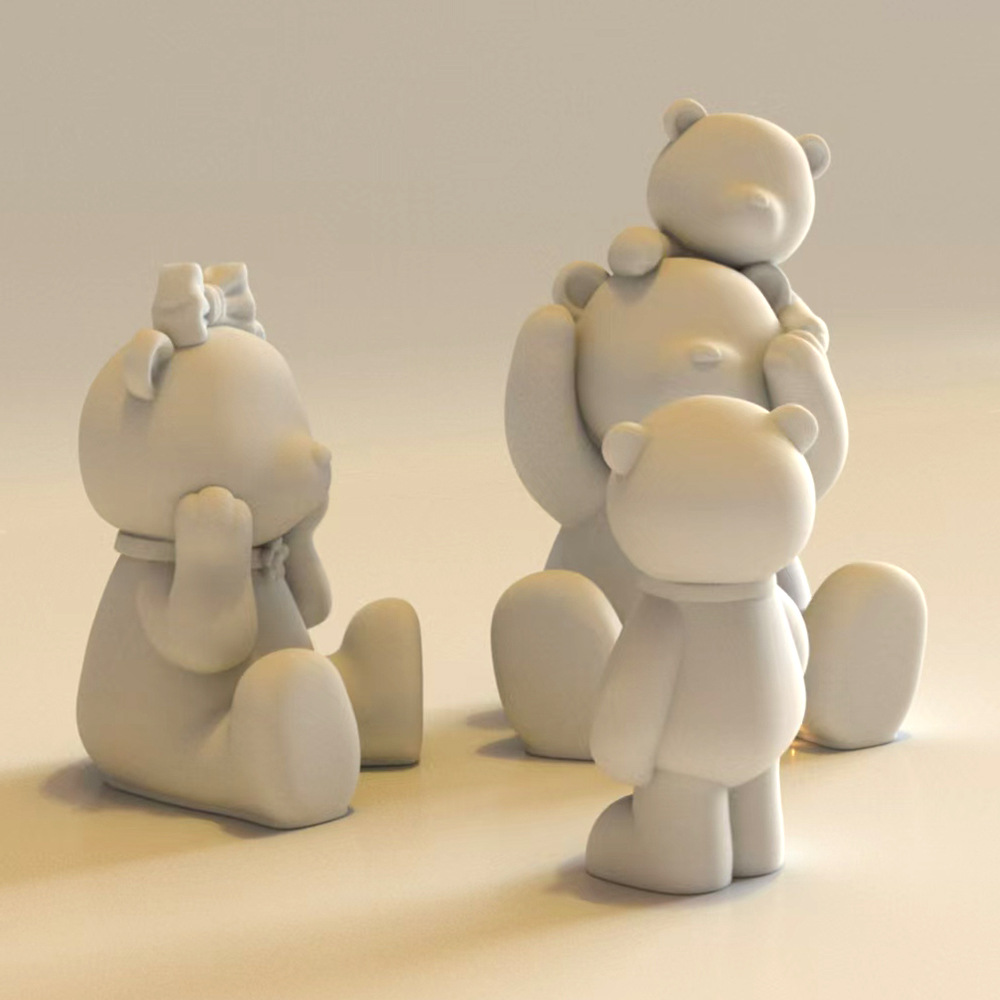 DIY Handmade 3D Bear Candle Si - Candle Making Diy recensione e prezzo