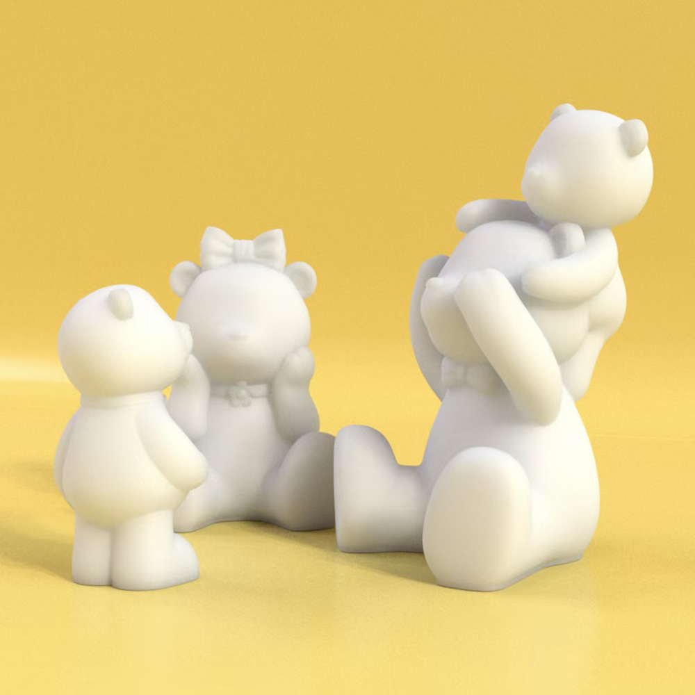 DIY Handmade 3D Bear Candle Si - Candle Making Diy recensione e prezzo